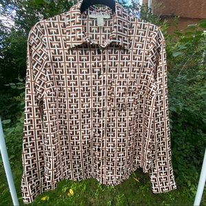 Long sleeve professional button up